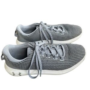 Under Armor Women’s Ripple 20 Gray Lace Up Sneakers Size 8